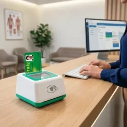 LECTEUR DE CARTE VITALE F600 BI-FENTE 4 EN 1 CERTIFIÉ SESAM-Vitale - lecteur avec câble usb-c