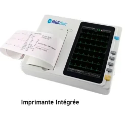 ÉLECTROCARDIOGRAPHE CARDIO BETA 6 6 PISTES ÉCRAN TACTILE 7" - blanc