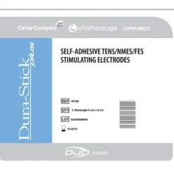 ÉLECTRODE DURA-STICK PLUS RECTANGULAIRE DOUBLE SORTIE CEFAR - sachet de 2