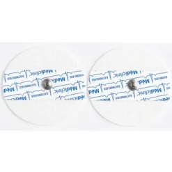 ÉLECTRODES ECG NON-TISSÉ RONDES ADULTES PRÉGÉLIFIÉES MEDICLINIC - sachet de 50