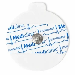 ÉLECTRODES ECG SUPPORT MOUSSE ADULTES PRÉGÉLIFIÉES PRESSION RONDES ⌀50mm - sachet de 50
