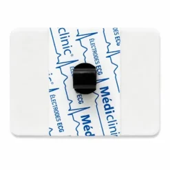 ÉLECTRODES ECG SUPPORT MOUSSE RONDES ADULTE PRÉGÉLIFIÉES À PONTET MEDICLINIC - sachet de 50