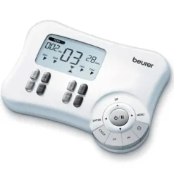 ÉLECTROSTIMULATEUR TENS EMS EM80 4 CANAUX BEURER - appareil avec 8 électrodes