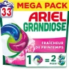 LESSIVE ARIEL GRANDIOSE CAPSULES DISSOLUTION RAPIDE SKIP - 33 pods