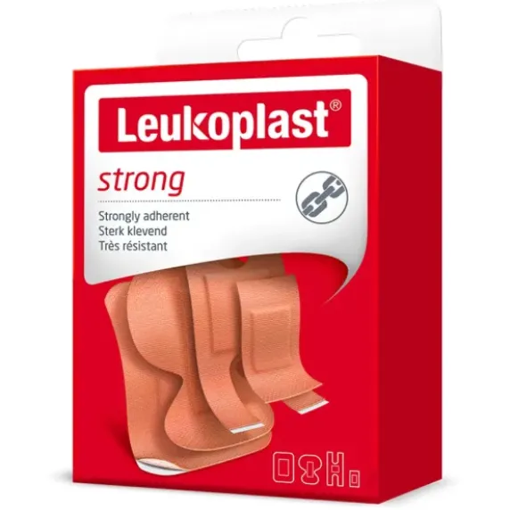 LEUKOPLAST STRONG PANSEMENTS ASSORTIS RÉSISTANTS BSN - boîte de 20