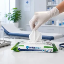 LINGETTES DÉSINFECTANTES SANS ALCOOL MÉDICLINIC - Sachet de 100
