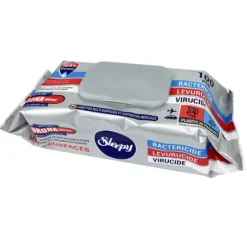 LINGETTES NETTOYANTES DÉSINFECTANTES MULTI-SURFACES SLEEPY - sachet de 100 lingettes