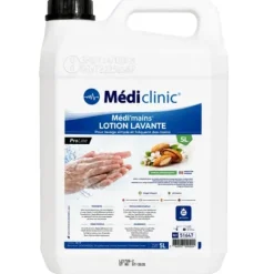 LOTION LAVANTE MAINS MEDI'MAINS PROLINE PH NEUTRE MEDICLINIC - pack 2 x 5 l + 2 x 500 ml