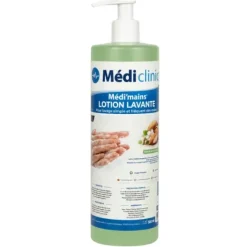 LOTION LAVANTE MAINS MEDI'MAINS PROLINE PH NEUTRE MEDICLINIC - pack 2 x 5 l + 2 x 500 ml