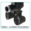 LUNETTE BINOCULAIRE KS-W01 LED GROSSISSEMENT 2,5X - pour lampe frontale
