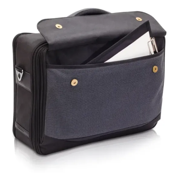 MALLETTE EN TISSU DOCTOR SOUPLE COMPARTIMENTÉE ELITE BAGS - noir 20 l