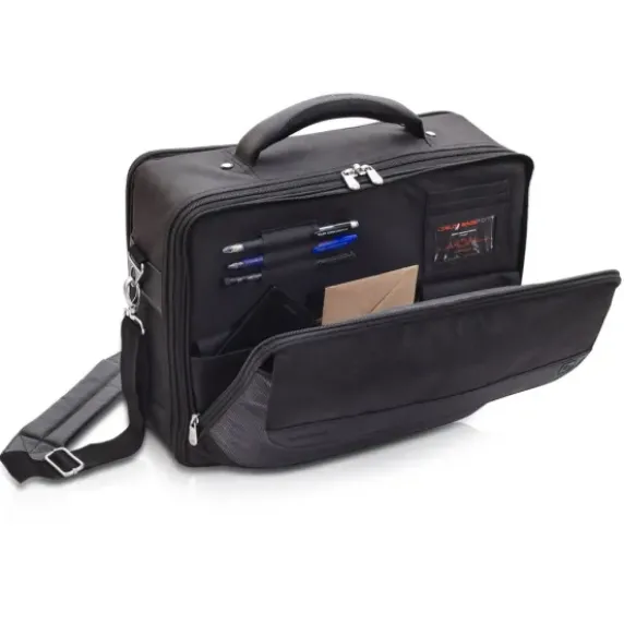 MALLETTE EN TISSU DOCTOR SOUPLE COMPARTIMENTÉE ELITE BAGS - noir 20 l