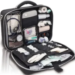 MALLETTE MÉDICALE PRACTI AMPOULIER INTÉGRÉ ELITE BAGS - noir / blanc