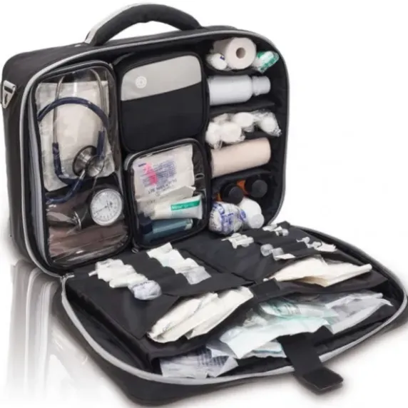 MALLETTE MÉDICALE PRACTI AMPOULIER INTÉGRÉ ELITE BAGS - noir / blanc