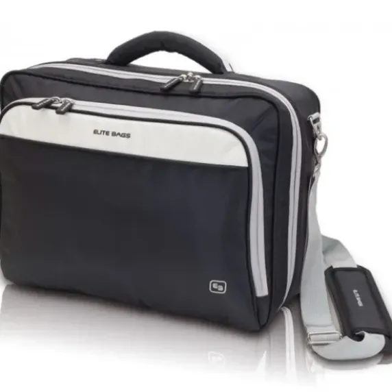 MALLETTE MÉDICALE PRACTI AMPOULIER INTÉGRÉ ELITE BAGS - noir / blanc