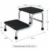 MARCHEPIED 2 MARCHES ACCÈS SÉCURISÉ MEDICLINIC - 55 x 40 x 34 cm