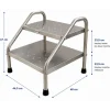 MARCHEPIED MEDICLINIC 2 MARCHES INOX ANTIDÉRAPANT MEDICLINIC - 2 marches