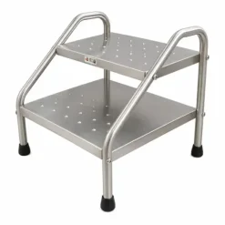 MARCHEPIED MEDICLINIC 2 MARCHES INOX ANTIDÉRAPANT MEDICLINIC - 2 marches