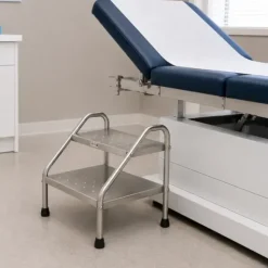 MARCHEPIED MEDICLINIC 2 MARCHES INOX ANTIDÉRAPANT MEDICLINIC - 2 marches