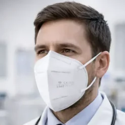 MASQUE FFP2 DE PROTECTION RESPIRATOIRE HAUTE FILTRATION MEDICLINIC - boîte de 20