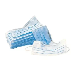 MASQUES CHIRURGICAUX TYPE IIR 3 PLIS BLEUS MEDICLINIC - boîte de 50