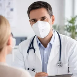 MASQUES DE PROTECTION FFP2 BLANCS HAUTE FILTRATION MEDICLINIC - boîte de 10