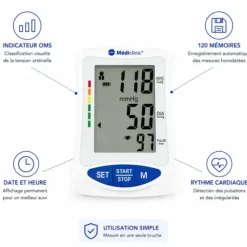 MEDITENSIO PRO-260 CONNECT TENSIOMÈTRE ÉLECTRONIQUE BRAS BLUETOOTH