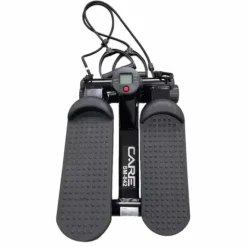 MINI STEPPER AVEC COMPTEUR ET BANDES DE RÉSISTANCE CARE - noir