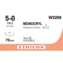 MONOFIL MONOCRYL POLYGLÉCAPRONE 25 STÉRILE ETHICON - boîte de 12