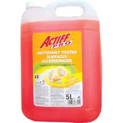 NETTOYANT ACTIF PRO AGRUMES DÉGRAISSANT SOLS - bidon de 5 l