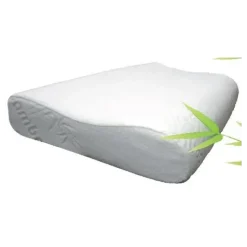 OREILLER CERVICAL VISCOVÉGÉTAL MÉMOIRE DE FORME 47X30 CM - avec taie