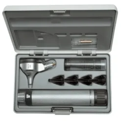 OTOSCOPE BETA 200 LED F.O POIGNÉE À PILES 2,5V HEINE - étui rigide