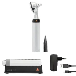 OTOSCOPE BETA 200 LED VETERINAIRE F.O. POIGNEE RECHARGEABLE HEINE - kit complet