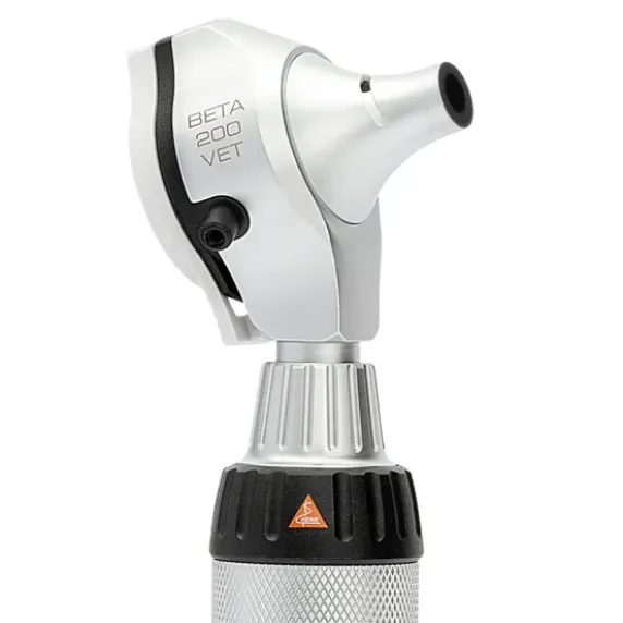 OTOSCOPE BETA 200 VETERINAIRE F.O. POIGNEE A PILES 2,5 V HEINE - kit complet