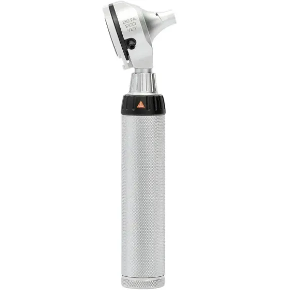 OTOSCOPE BETA 200 VETERINAIRE F.O. POIGNEE A PILES 2,5 V HEINE - kit complet