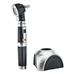 OTOSCOPE FIBRE OPTIQUE LED RECHARGEABLE MEDICLINIC - avec station de charge
