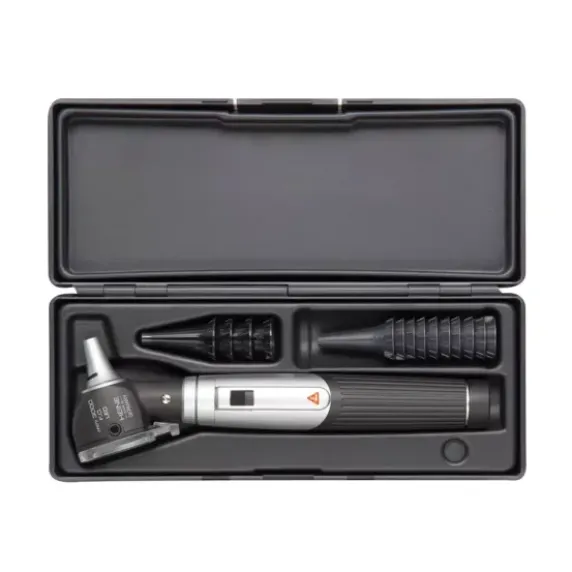 OTOSCOPE HEINE MINI 3000 FO LED FIBRE OPTIQUE HEINE - avec spéculums et trousse en option