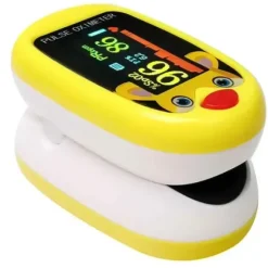 OXYMÈTRE DE POULS PÉDIATRIQUE PULSEKIDS RECHARGEABLE OLED MEDICLINIC - jaune