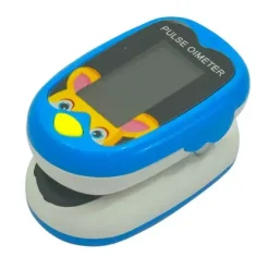 OXYMÈTRE DE POULS PÉDIATRIQUE PULSEKIDS RECHARGEABLE OLED MEDICLINIC - bleu