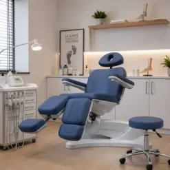 PACK FAUTEUIL SIGMA 3 ÉLECTRIQUE TABOURET OFFERT MEDICLINIC - bleu california