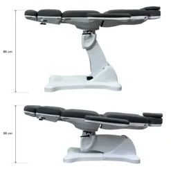 PACK FAUTEUIL SIGMA 3 ÉLECTRIQUE + TABOURET STANDARD OFFERT MEDICLINIC - gris daytona