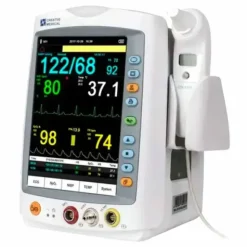 PACK MONITEUR PATIENT MED 900 IMPRIMANTE INTÉGRÉE LEPU MEDICAL + CHARIOT ROULANT - 5 paramètres