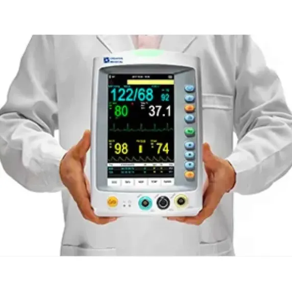 PACK MONITEUR PATIENT MED 900 IMPRIMANTE INTÉGRÉE LEPU MEDICAL + CHARIOT ROULANT - 5 paramètres