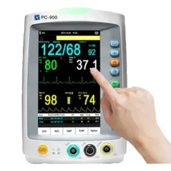 PACK MONITEUR PATIENT MED 900 IMPRIMANTE INTÉGRÉE LEPU MEDICAL + CHARIOT ROULANT - 5 paramètres