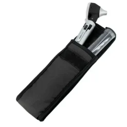 PACK OTOSCOPE FO + LAMPE PORTE ABAISSE LANGUE COLOR LED NOIR MEDICLINIC - noir