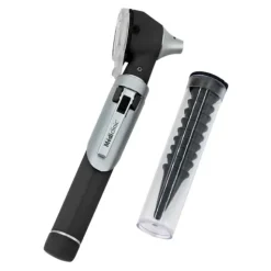 PACK OTOSCOPE FO + LAMPE PORTE ABAISSE LANGUE COLOR LED NOIR MEDICLINIC - noir