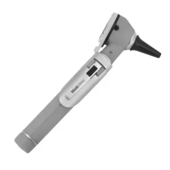 PACK OTOSCOPE FO + LAMPE PORTE ABAISSE LANGUE COLOR LED MEDICLINIC - gris