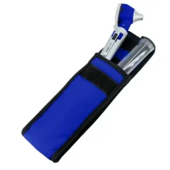PACK OTOSCOPE FO + LAMPE PORTE ABAISSE LANGUE COLOR LED MEDICLINIC - bleu