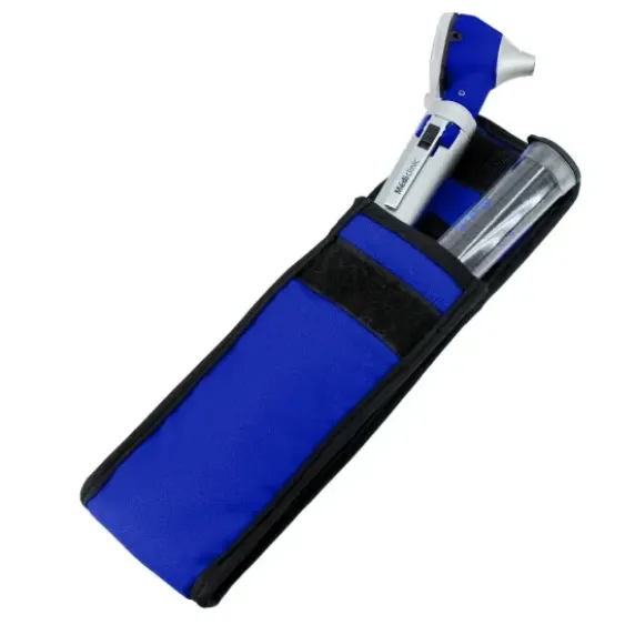PACK OTOSCOPE FO + LAMPE PORTE ABAISSE LANGUE COLOR LED MEDICLINIC - bleu