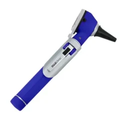 PACK OTOSCOPE FO + LAMPE PORTE ABAISSE LANGUE COLOR LED MEDICLINIC - bleu